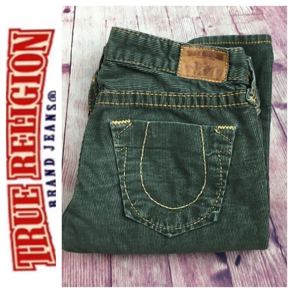 olive green true religion jeans